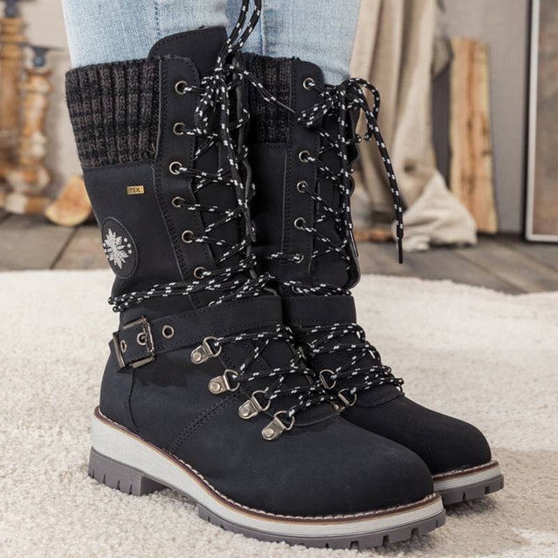 Waterproof Knee-High Snow Boots