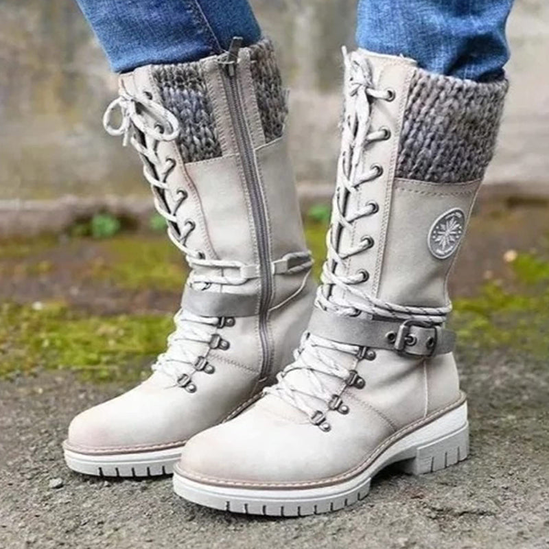 Waterproof Knee-High Snow Boots