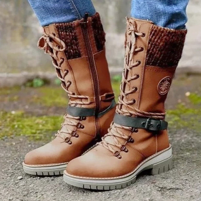 Waterproof Knee-High Snow Boots