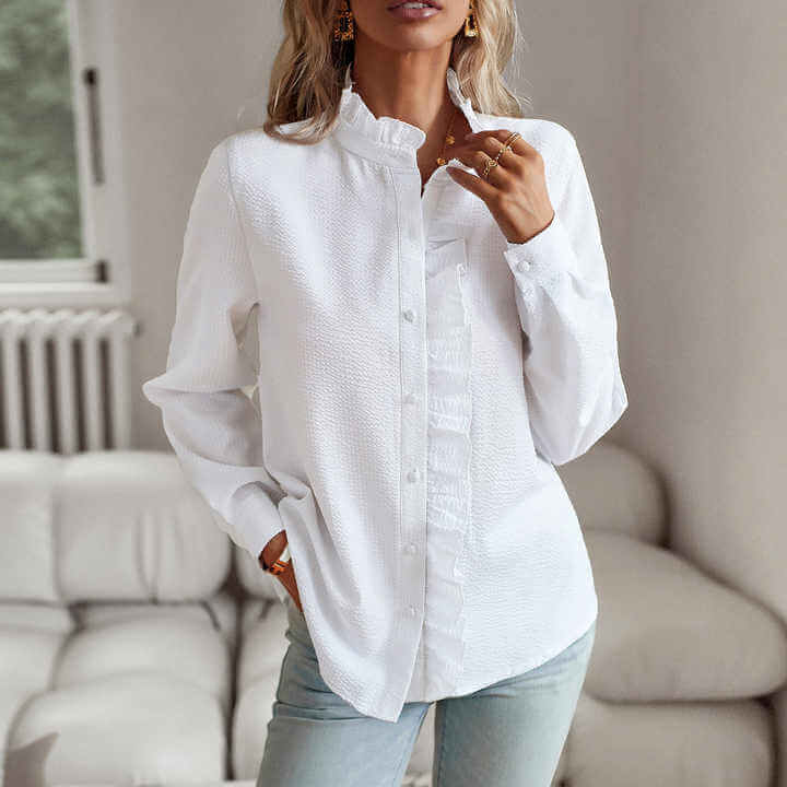 Lyra | Stylish Long-Sleeve Blouse