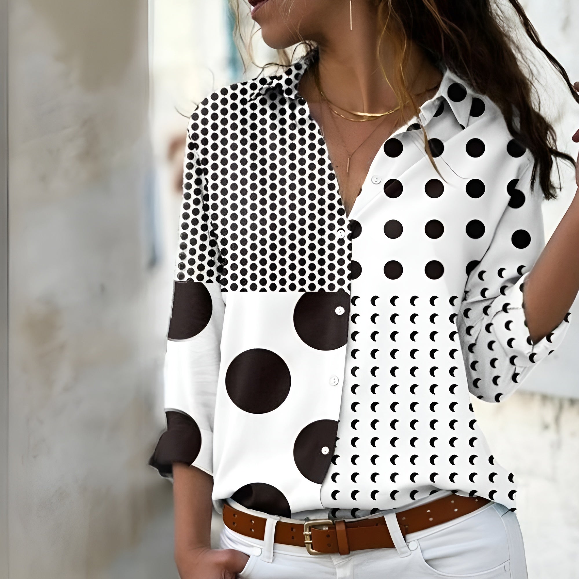 Bettina | Printed Casual Blouse